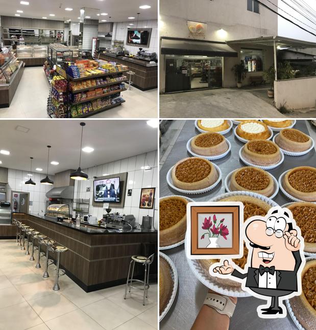 O interior do Padaria Pão da Vida Melo