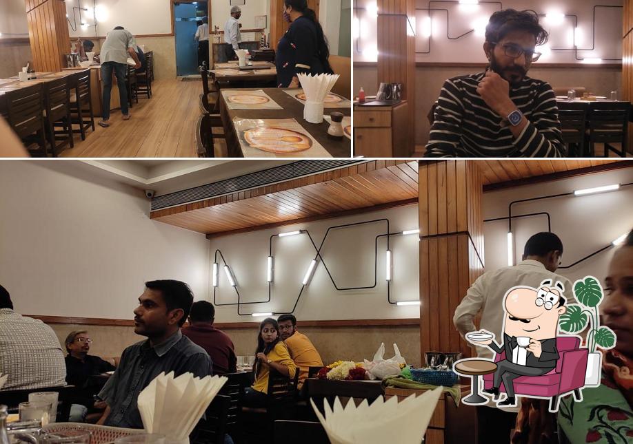 The interior of Shree Raj Khodiyar Restaurant