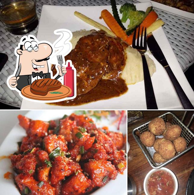 Try out meat meals at Air Live Jubilee Hills