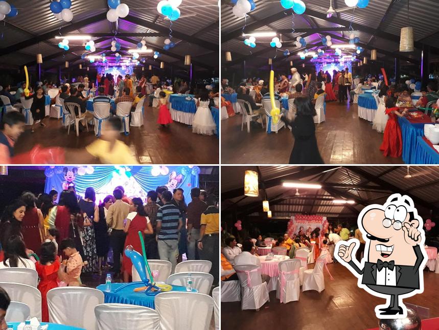 Take a seat at one of the tables at ROSE WOOD RESTAURANT