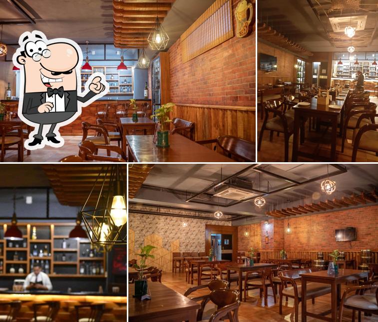 Take a seat at one of the tables at Unplugged Bar & Tapas