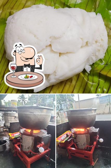 The picture of food and exterior at Anushya Idly Shop