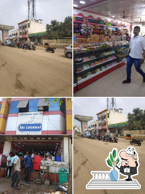 The exterior of chennai hot puffs