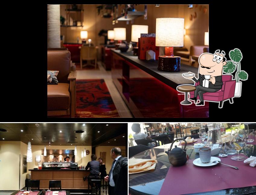 Dai un'occhiata agli interni di Myoko Sushi & Teppan-Yaki