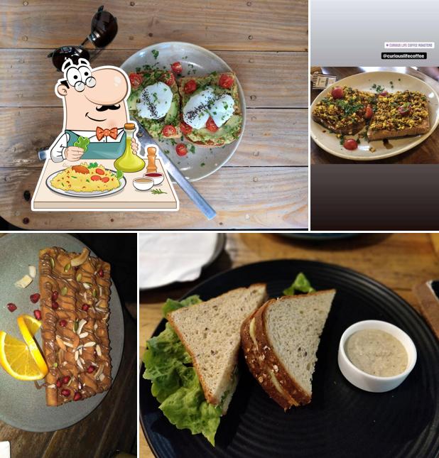 Meals at Curious Life Coffee Roasters: RED