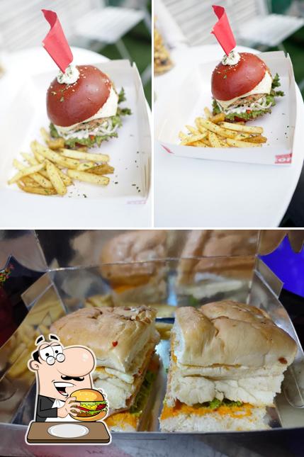 Try out a burger at Jack 'n' Chill