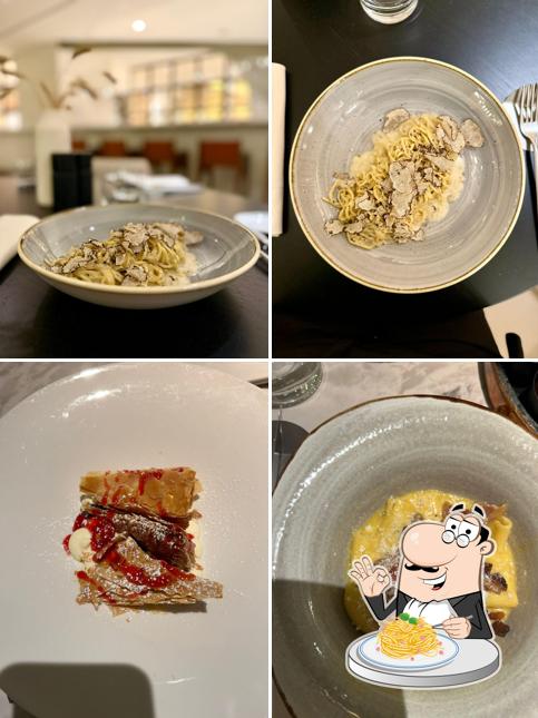 Spaghetti alla carbonara al Vertici