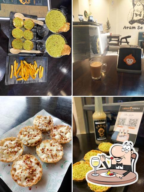 Food at The Urban Theka Cafe