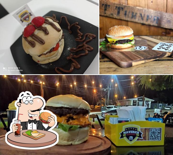 Hambúrguer em MAVERICK BURGERS