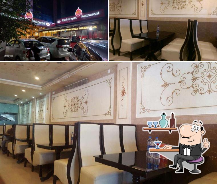 Take a look at the image depicting interior and exterior at Arabian Nights