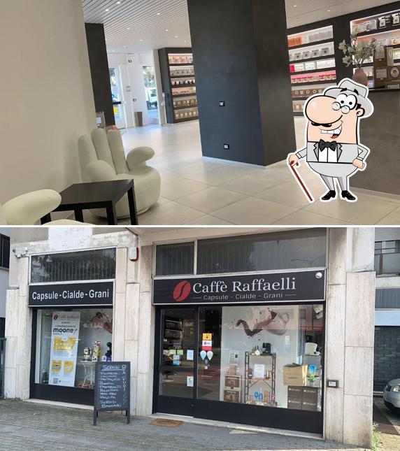 Gli esterni di Caffè Raffaelli Cassano capsule cialde e grani, Ricevitoria DropPoint, BRT FermoPoint, Amazon Hub, Gls , Ups e Inpost Point