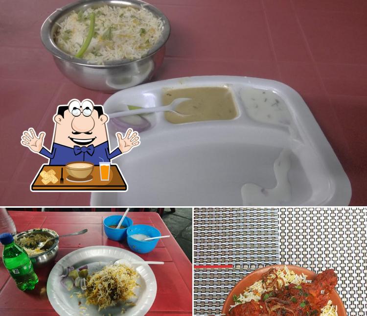 Meals at Hyderabadi Dum Biryani / Andhra Bhawan / HDB BIRYANI