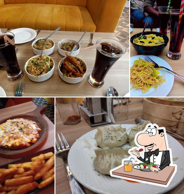 Food at THE DEN RESTAURANT & CAFE