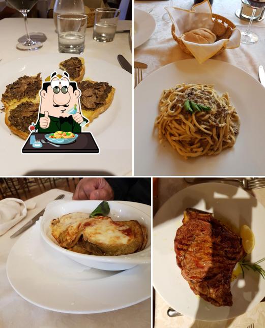 Platti al Trattoria Pallotta Assisi