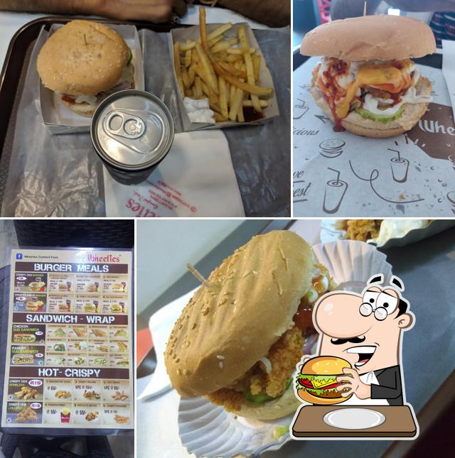 Treat yourself to a burger at Wheelies