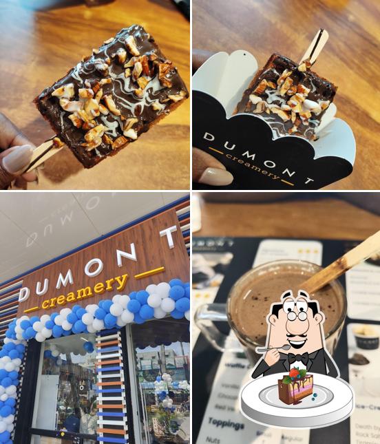 Chocolate cake at Dumont Creamery