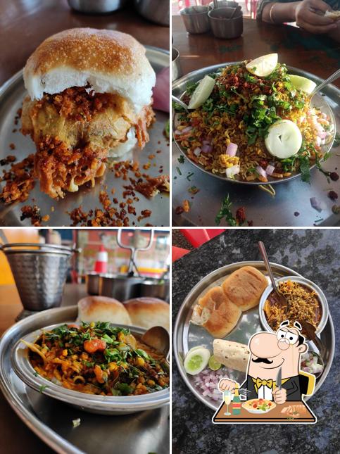 Pulled pork sandwich at Balaji Special Misal & Matki Bhel