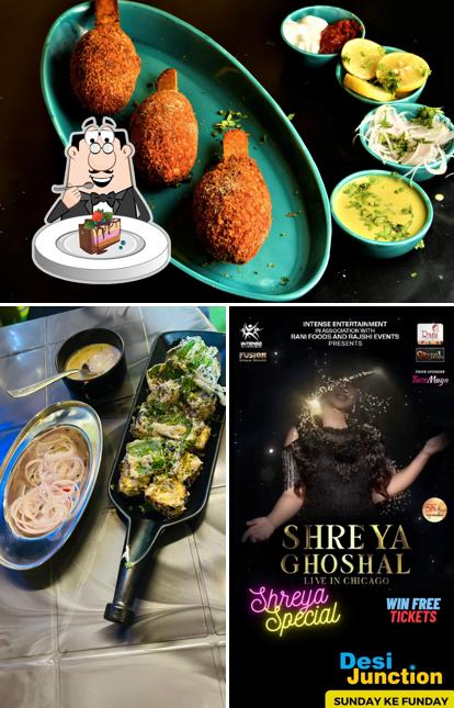 Chocolate cake at Desi Junction