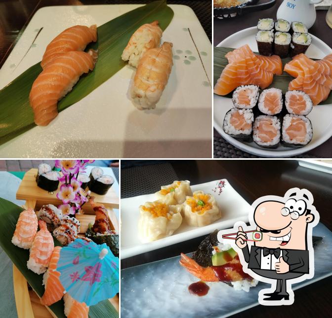 Prenditi le diverse opzioni di sushi