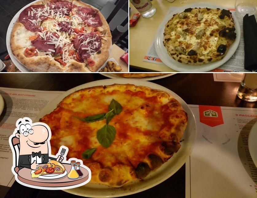 A Ristorante Pizzeria Corte dei medici, puoi assaggiare una bella pizza