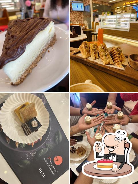 Cheesecake at 7th Heaven Cafe, Noida