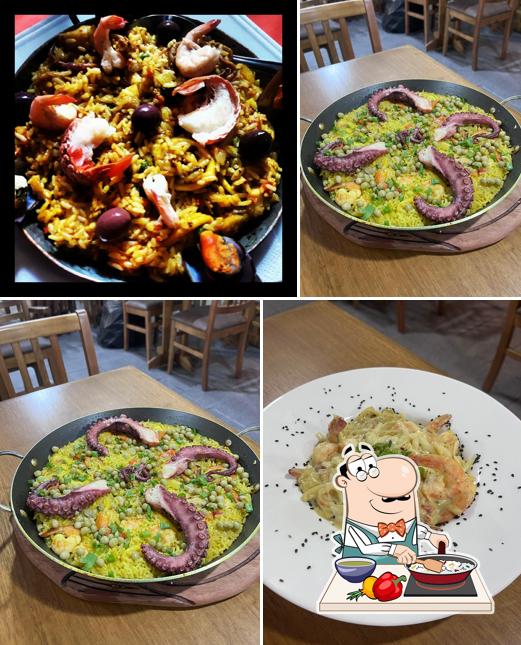 Paella em Delícias do Mar Restaurante e Bar
