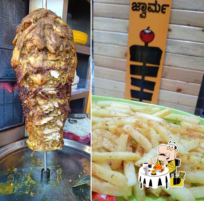 Food at Zwarma mysore