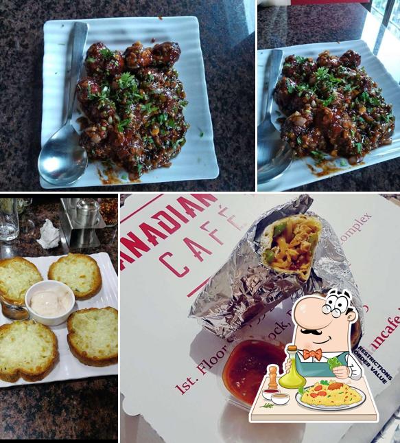 Food at Canadian Cafe