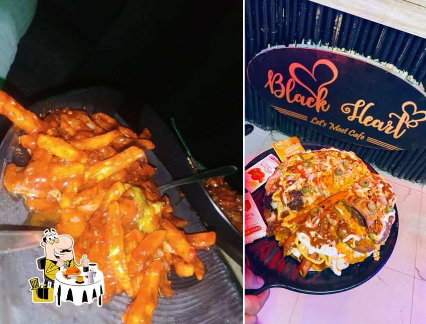 Meals at Black heart cafe