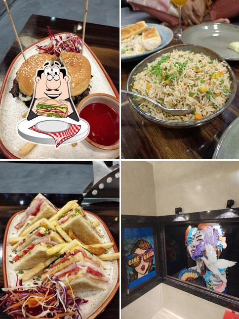 Club sandwich at Cine Cafes Salt Lake Sector - II