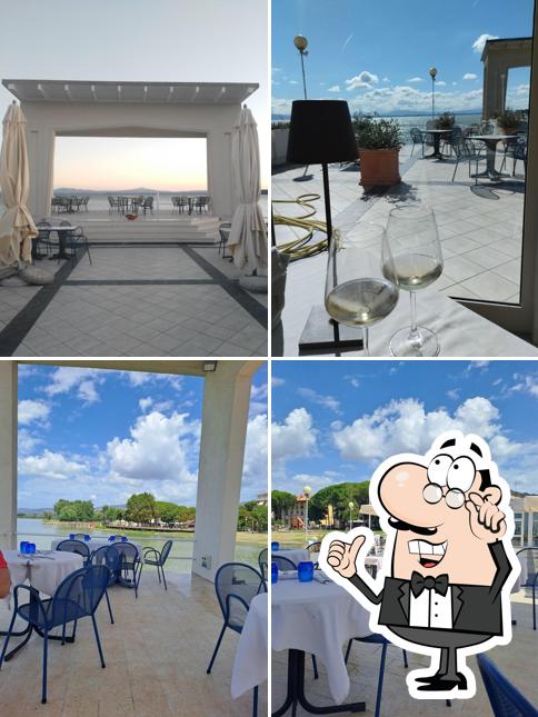 Gli interni di Ristorante Lido, Una Rotonda Sul Mare