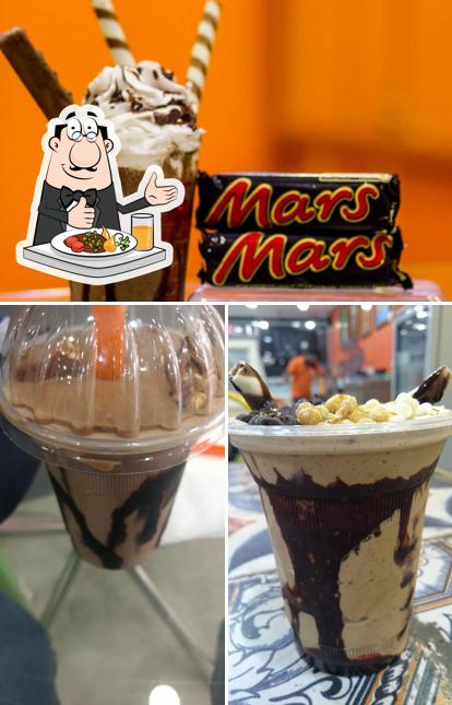 Chocolate mousse at The Thick Shake Factory