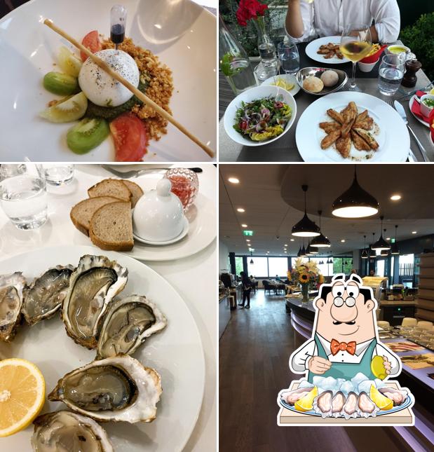 Scegli tra i vari pasti di mare proposti a Restaurant du Lac