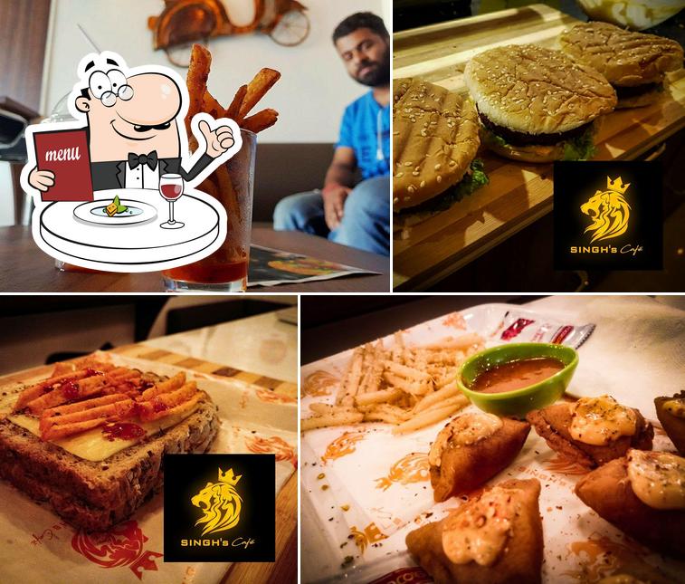 Food at Singh's Cafe