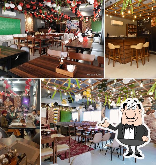 The interior of #3BROS Restaurant Banquets Party Hall Catering Farmhouse Destination Wedding Events