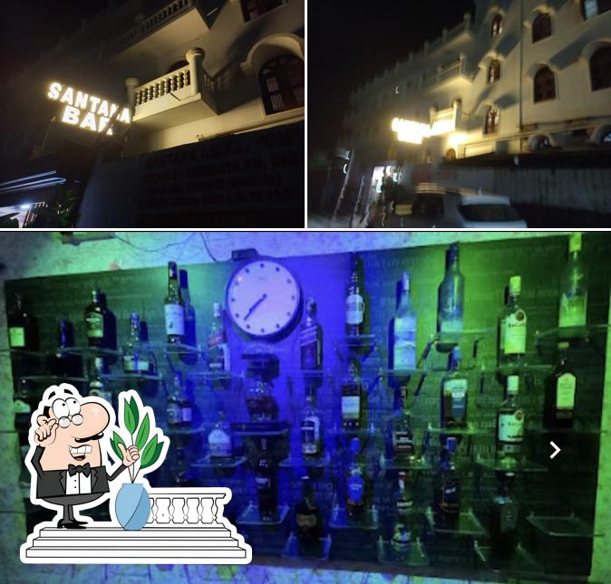 The exterior of SANTANA BAR & RESTAURANT