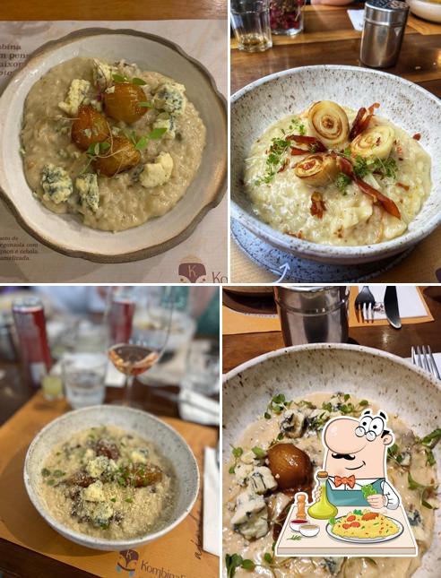 Risoto em Kombina Felice Restaurante Italiano