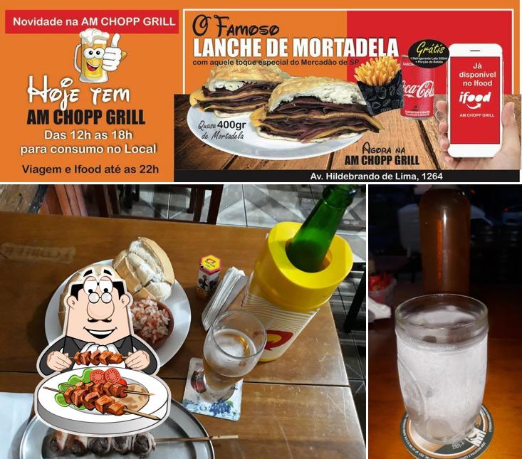 Comida em AM CHOPP GRILL