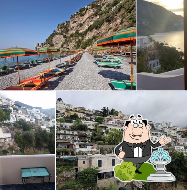 Puoi goderti l'aria fresca dal dehors di Hotel Vittoria Positano