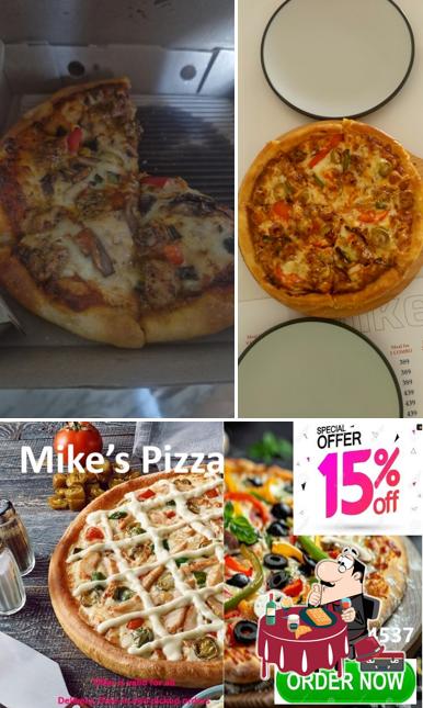 Waffles at Mike's Pizza