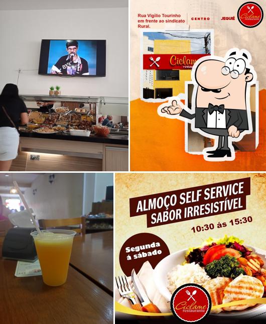 Veja imagens do interior do Restaurante Ciclame