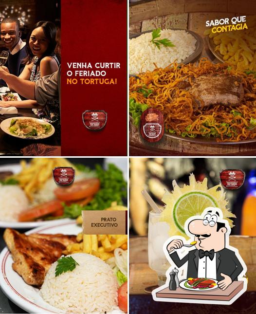 Platos en Restaurante Tortuga