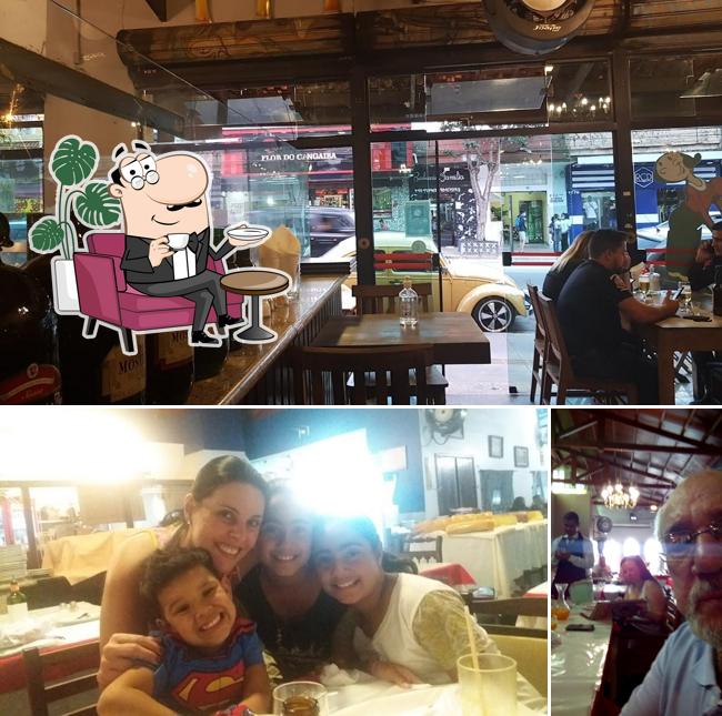 O interior do Restaurante Popeye