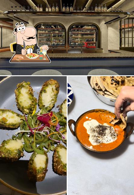 The restaurant's food and interior