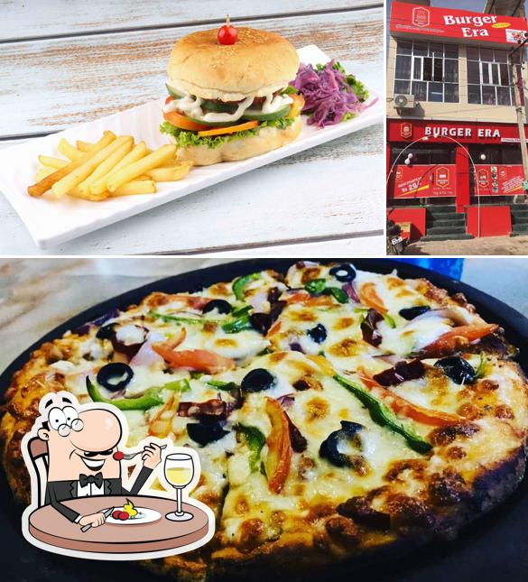 Check out the image displaying food and exterior at Burger Era