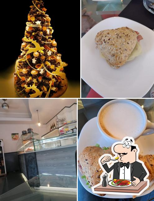 Cibo al Pasticceria Il pasticcino