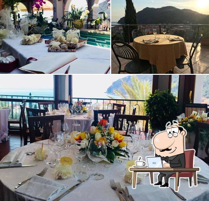 La immagine di interni e dolce da Villa Bardi