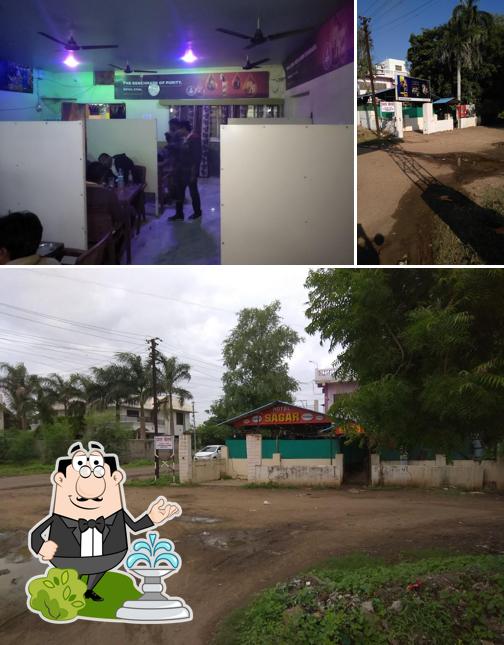 The photo of exterior and interior at Sagar Restaurant