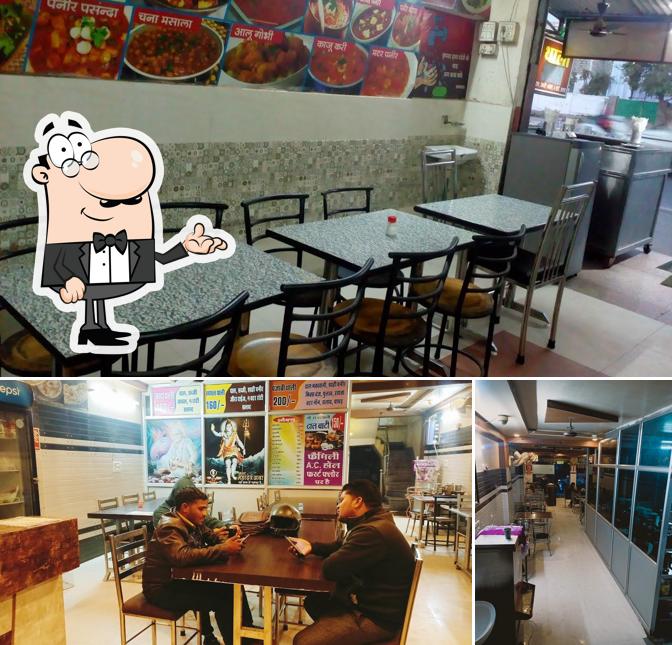 The interior of Sindh Punjab dhaba- pure veg