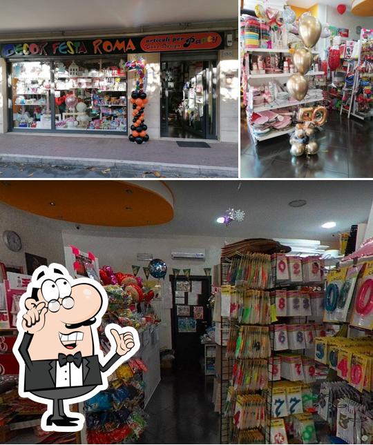 Questa è la immagine che mostra la interni e esterno di Decor Festa Roma